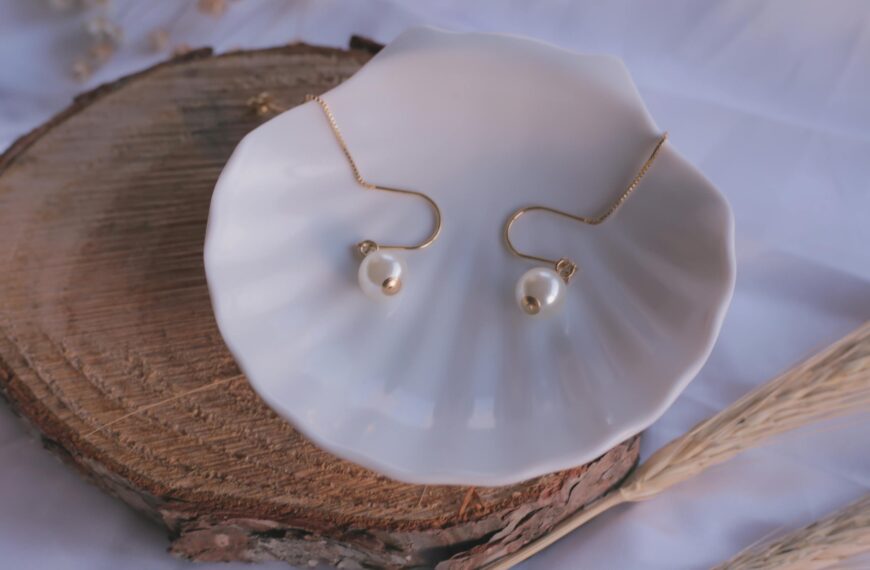 Pearls like the necklace here are vulnerable to scratches, chemicals, and environmental damage.